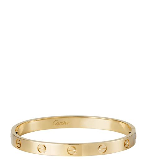 cartier love yellow gold bracelet|cartier love bracelet 15cm.